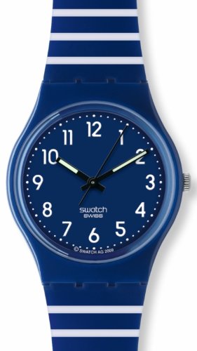 Swatch Striped Up Wind Unisex Watch GN230I