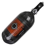 Smart Parts Inline Micro Max Flow - 3 Year Hydro N2 Tank - 68ci 4500psi - Black