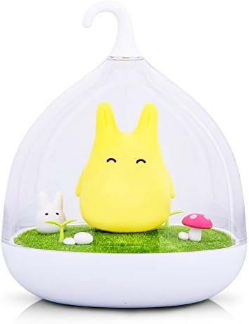 Night Light Table LED Lamp- Micro Landscape Design-Touch To Control- With Greeting Card &amp; Paper Bag(Yellow)