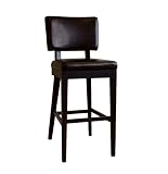 Baxton Furniture Studios Nino Leather Barstool