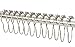 Rbenxia Shower Curtain Rings Steel Polished Chrome Rings Pack of 12pcs