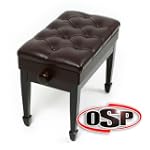 Mahogany Adjustable Artist Piano Bench OSP