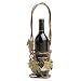True Fabrications Autumn Concord Metal Wine Basket