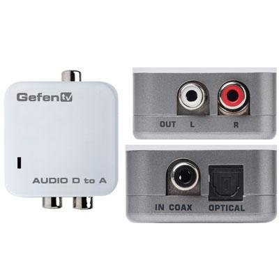 New Gefen Gtv-Digaud-Audio Adapter Digital Converter Box 1 x Female S/PDIF RCA-style Analog Outputs