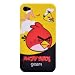 Red Angry Birds Gear Design Snap-On Protective Hard Case Cover for iPhone 4 4G