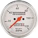 Auto Meter 1396 Arctic White In-Dash Mechanical Speedometer