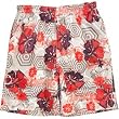 Boys Hibiscus Printed Swim Trunks