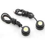 2pcs 1.5W LED High Power Eagle Eye for Parking Back up Fog DRL light - Xenon White by EZ Motoring