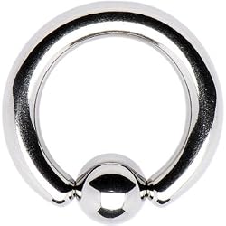 8 Gauge Steel Bcr Captive Ring 1/2 Inches 5mm