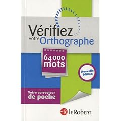 V�rifiez votre orthographe : 64000 mots