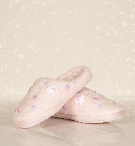 Per Una Big Button Mule Slippers