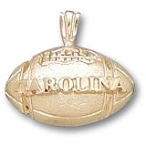 University of North Carolina Football Pendant (14kt)