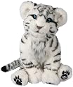 WowWee Alive White Tiger Cub Plush Robotic Toy in White/Black