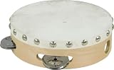 Cannon UPTAMB6S04H 6-Inch Single 4PRS Tambourine with Head