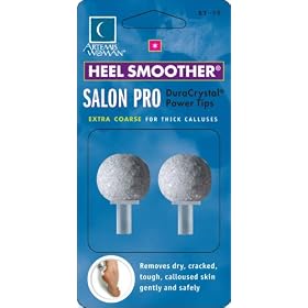Artemis Woman Heel Smoother Salon Pro DuraCrystal Tips (2 Pack)