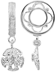 Storywheel® Sand Dangle Bead / Charm in 925 Sterling Silver