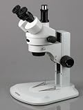 3.5X-90X Track Stand Super Widefield Stereo Zoom Trinocular Microscope