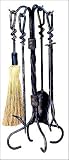 Outdoor Living : UniFlame 5 Piece Antique Rust Wrought Iron Toolset
