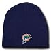 NFL BEANIE KNIT HAT CUFFLESS MIAMI DOLPHINS NAVY BLUE