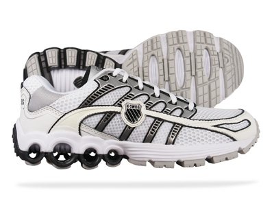 K-Swiss Women's Super Tubes Run 50 Running Shoe, White/Black/Silver, 9 M US K-Swiss Women's Super Tubes Run 50 Running Shoe, White/Black/Silver, 9 M US