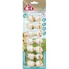 8in1 102595 8in1 Dental Delights Kauknochen XS 7 St. - Zahnpflegeknochen f�r den Hund mit H�hnchenfleisch