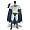 The Batman Muscle Chest Adult Costume Adult (Medium)