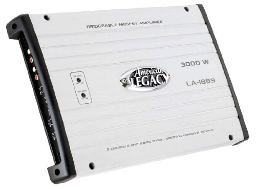 Legacy  3000 Watt 2 Channel Bridgeable Amp: LA1889