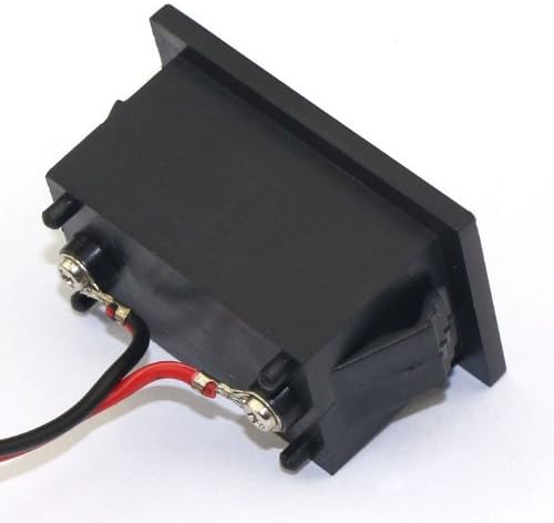 Kimdrox 2 Wires Small Digital Voltmeter Power Volt Meter 0.40" Waterproof Battery Monitor 12 Volt Panel 3.0-30V DC Auto Gauge Blue LED Display