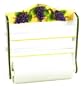 TUSCANY GRAPE 3 Roll Wrap Center Rack - Paper Towel Foil Saran