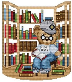クロスステッチ図案　エレン「BAW15 Librarian student」