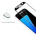 Galaxy S7 Screen Protector, JETech Tempered Glass Full Screen Screen Protector Film for Samsung Galaxy S7 (Black)