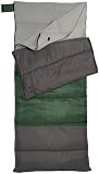 Swiss Gear Crete +35-60-Degrees Rectangular Sleeping Bag With Fleece