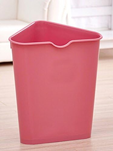 No Cover Fashion Fresh and Simple Living Room Kitchen Bathroom Trash Can (Pink)