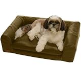 Wouf Poof's CouchBed Genuine Leather Dog Bed