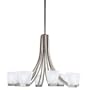 Kichler Lighting 2260AP 8-Light Urban Ice Incandescent Chandelier, Antique Pewter