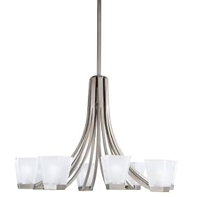 Kichler Lighting 2260AP 8-Light Urban Ice Incandescent Chandelier, Antique Pewter