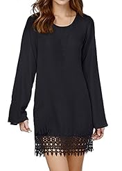 Plus Size Puff Sleeves Mermaid Chiffon Lace  Dress