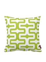 Bottega Tessile Cojín Con Relleno Extraíble (Verde/Blanco)