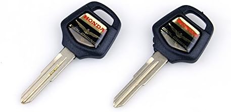 Areyoushop 2pcs Blade Blank Key Motorcycle Honda Gold Wing Gl1800 All Year Black