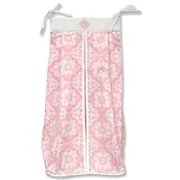 Trend Lab Versailles Pink and White Diaper Stacker