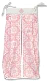 Trend Lab Versailles Pink and White Diaper Stacker