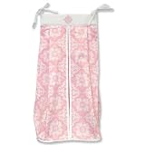 Trend Lab Versailles Pink and White Diaper Stacker