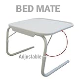 Bed Mate Portable Tray Table, Adjustable for Laptop or Eating in Bed
