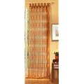 Webstruktur Schaufenschal Gardine Organza, Braun, 61016