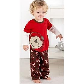 Carter's 2PC Monkey Face Sleeper