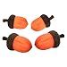 Acorn Set/4 in 2 Medium 2 Small - Orange