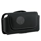 Leather Case w/ Cover for Nokia N97, Black