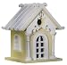 Fairy Cottage Birdhouse Light Yellow