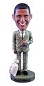 Barack Obama Money Suit Bobblehead