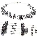 PearlsOnly Illusion Black 4-8mm A Freshwater Pearl Necklace